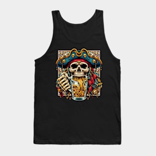 Rum Skull Pirate Tank Top